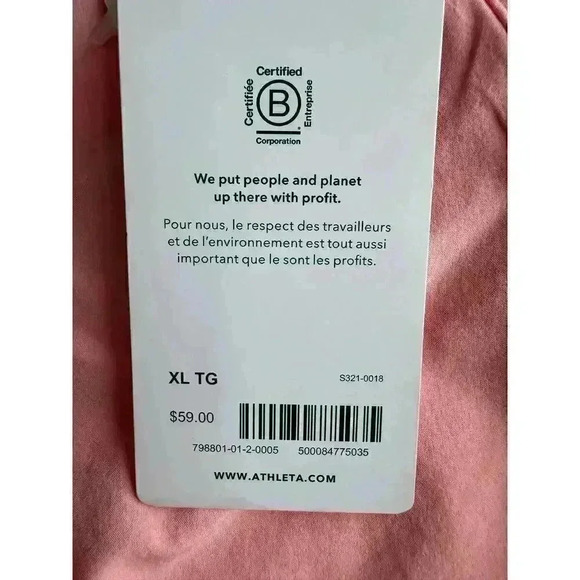 NWT Athleta  Women's High Rise Run with It 2.5" Shorts Peach Size XL - Picture 9 of 12